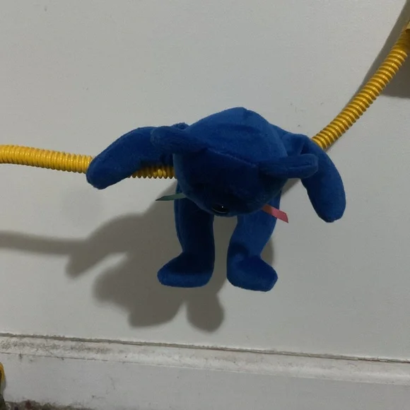 Blue small Beanie Babies teddy bear - Picture 17 of 17